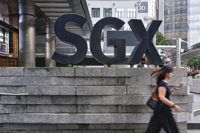 Saham yang harus diperhatikan: Singtel, Great Eastern,, SGX, Roxy Pacific, BRC, Lian Beng, KSH, Heeton, No Signboard