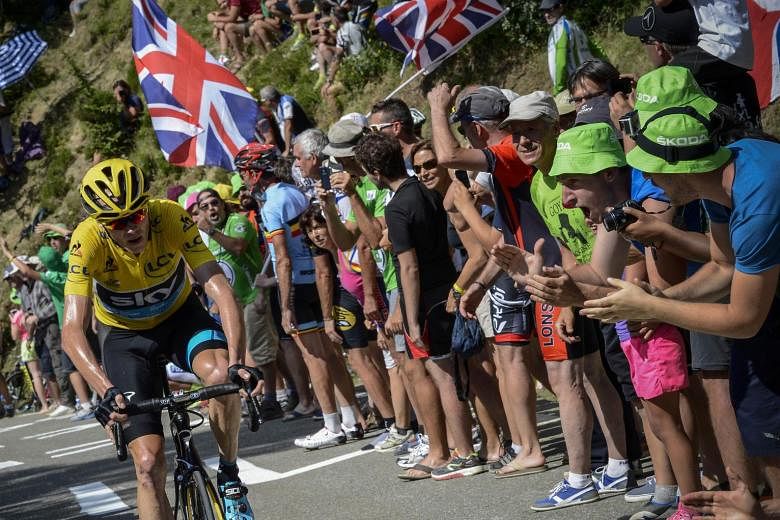 Bersepeda: Powerhouse Froome membuat saingan Tour merasa terengah-engah