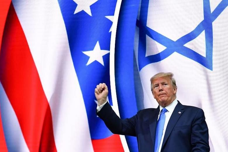 Di Florida, Trump mengatakan dia adalah sahabat terbaik Israel di Gedung Putih