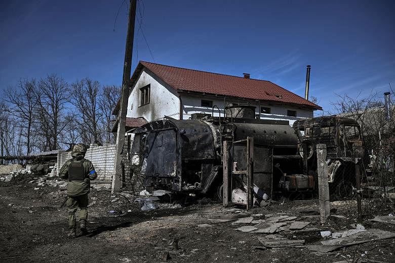 Pasukan Ukraina merebut kembali desa di luar Kharkiv