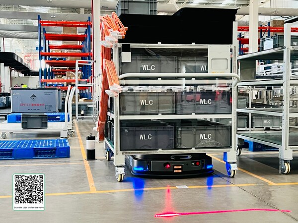 Pabrik BYD menyebarkan Max AMR ForwardX Robotics.